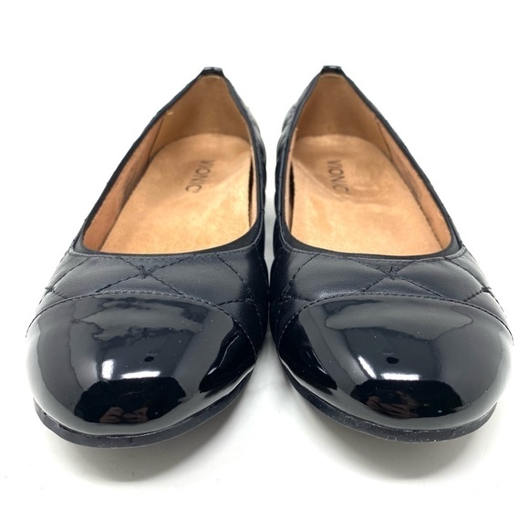 Vionic Desiree Women's Quilted Flat Supportive Dress Shoe Black - Picture 3 of 7
